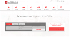 Desktop Screenshot of laresidence.fr